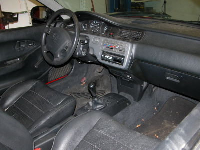 Inside view before work starts